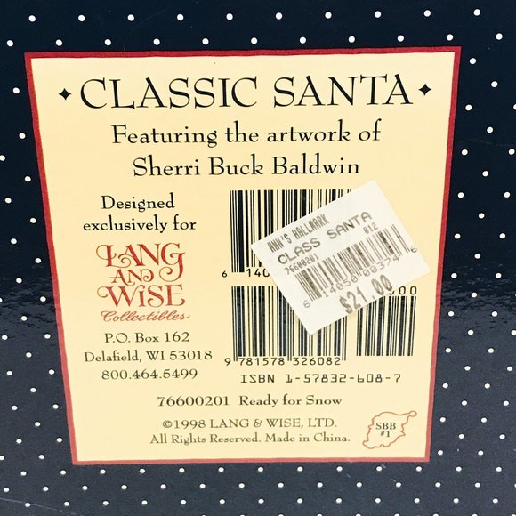 Lang and Wise Collectibles "Ready for Snow” Figurine 1998 First Edition #1 - Picture 8 of 8